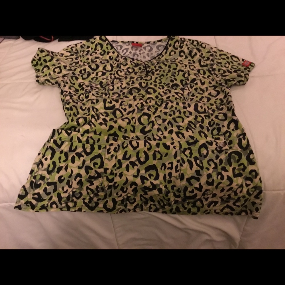 Leopard Scrub Top SOLD